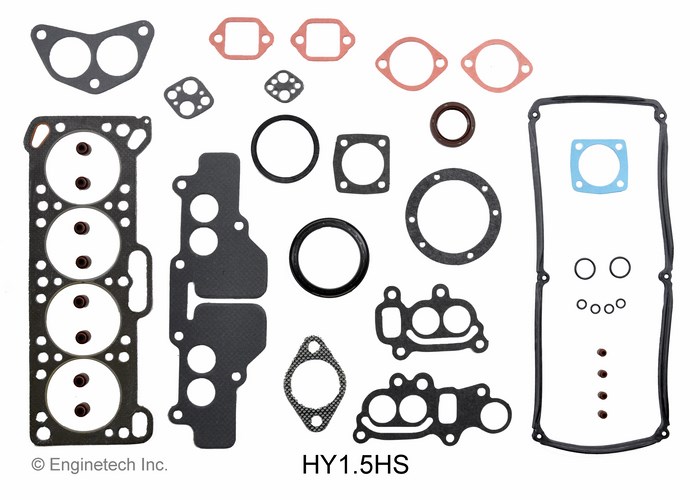 Enginetech Engine Cylinder Head Gasket Set - Hyundai Car and Truck - HY1.5HS