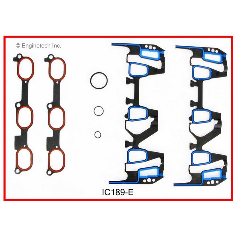 Enginetech Engine Intake Manifold Gasket - GMC / Chevrolet Car and Truck - IC189-E