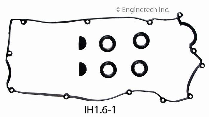 Enginetech Engine Valve Cover Gasket - Hyundai Car and truck - IH1.6-1