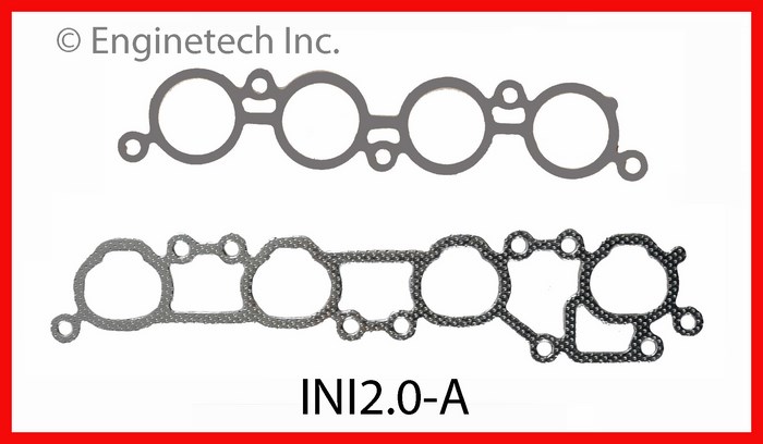 Enginetech Engine Intake Manifold Gasket - Nissan Car and Truck - INI2.0-A