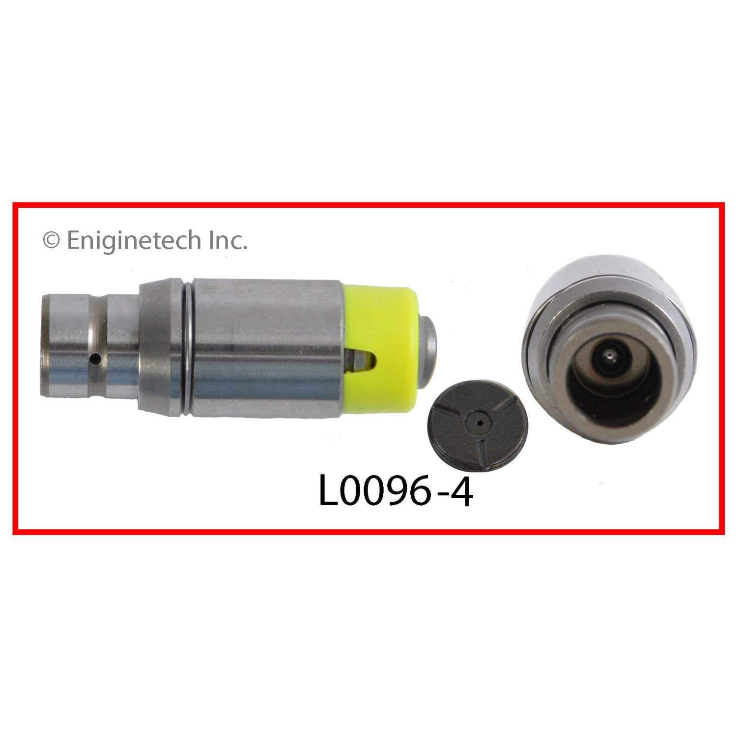 Enginetech Engine Valve Lifter - 4 Pack - L0096-4