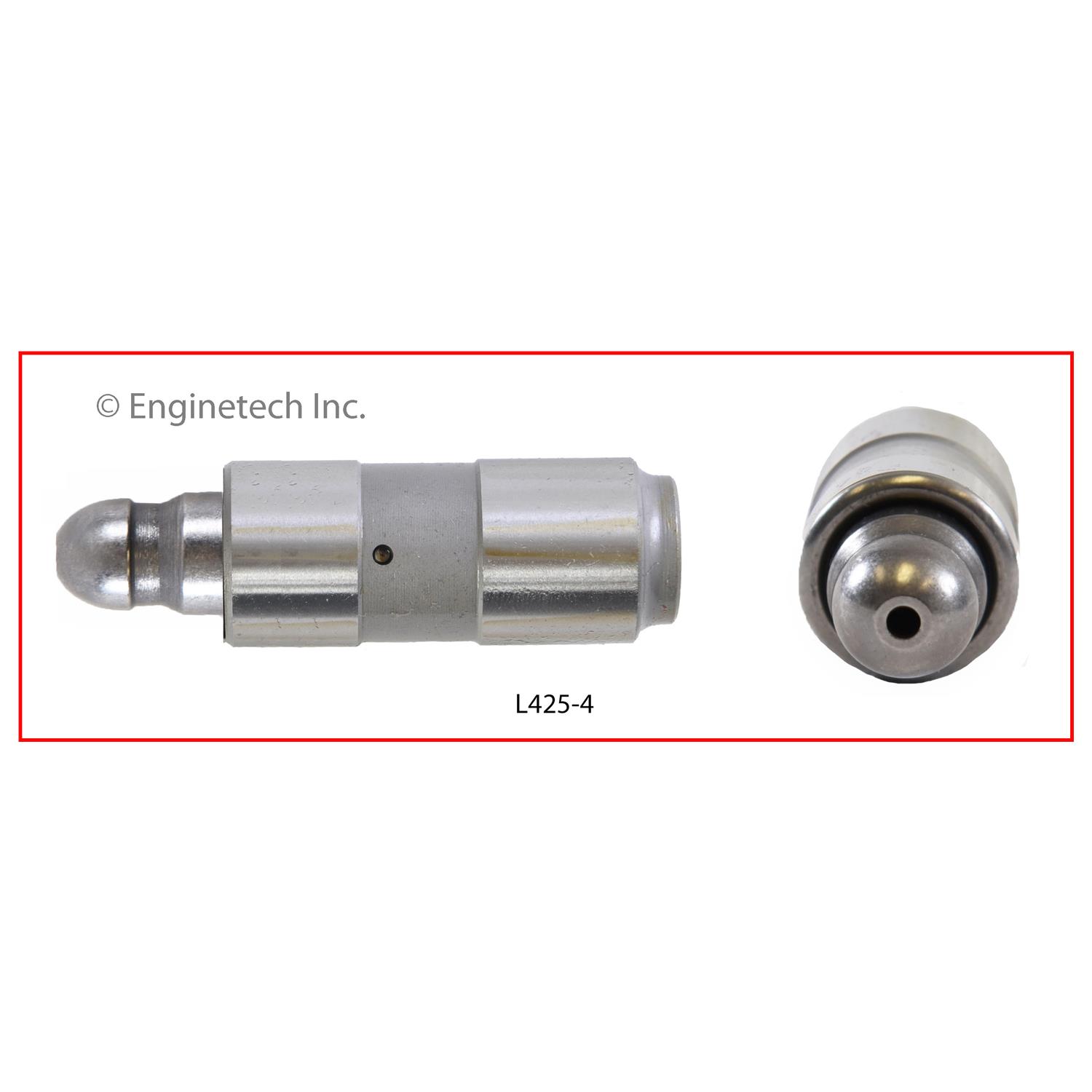 Enginetech Engine Valve Lifter - 4 Pack - L425-4
