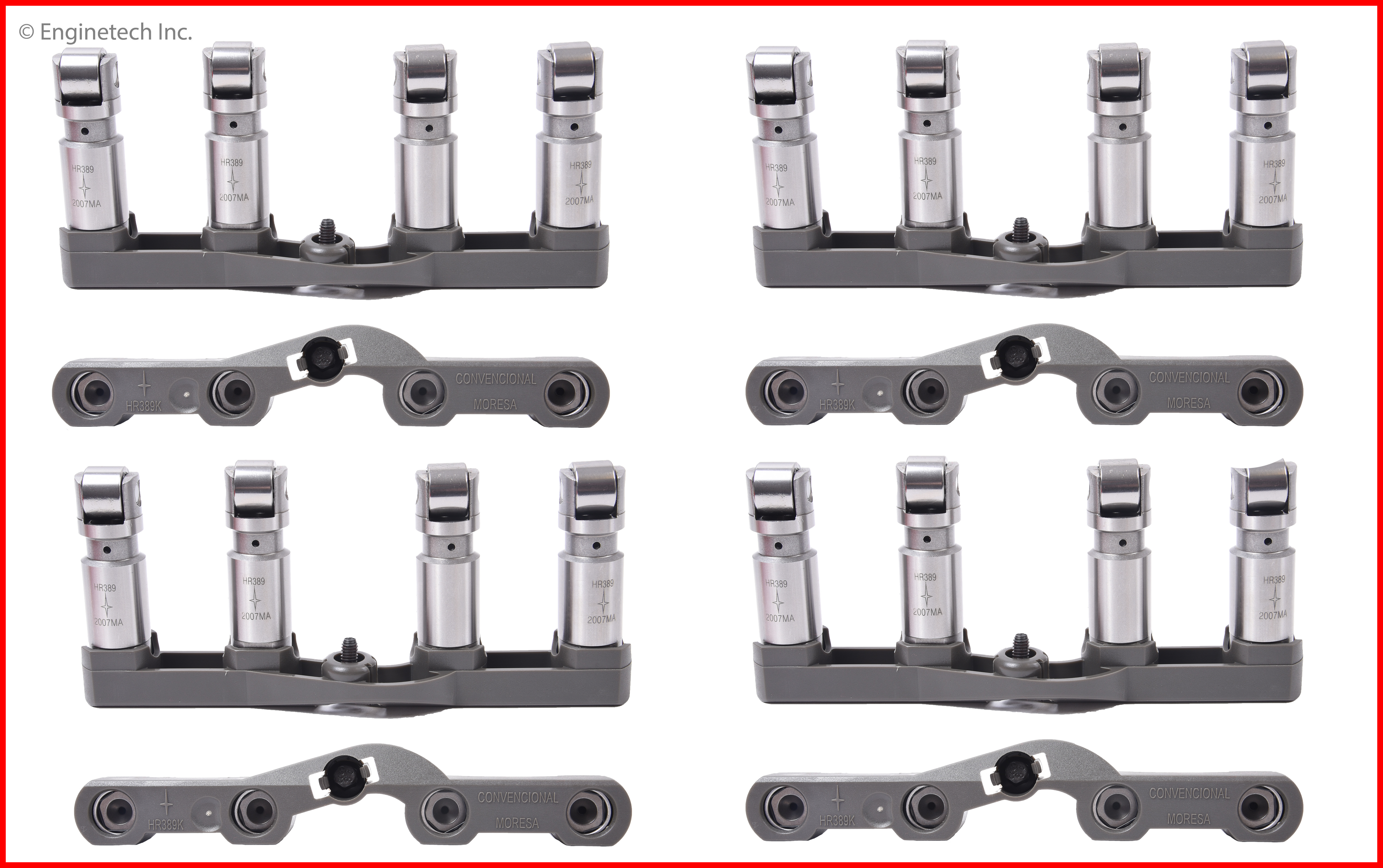 Enginetech Engine Valve Lifter - 16 Pack - L5700K-16