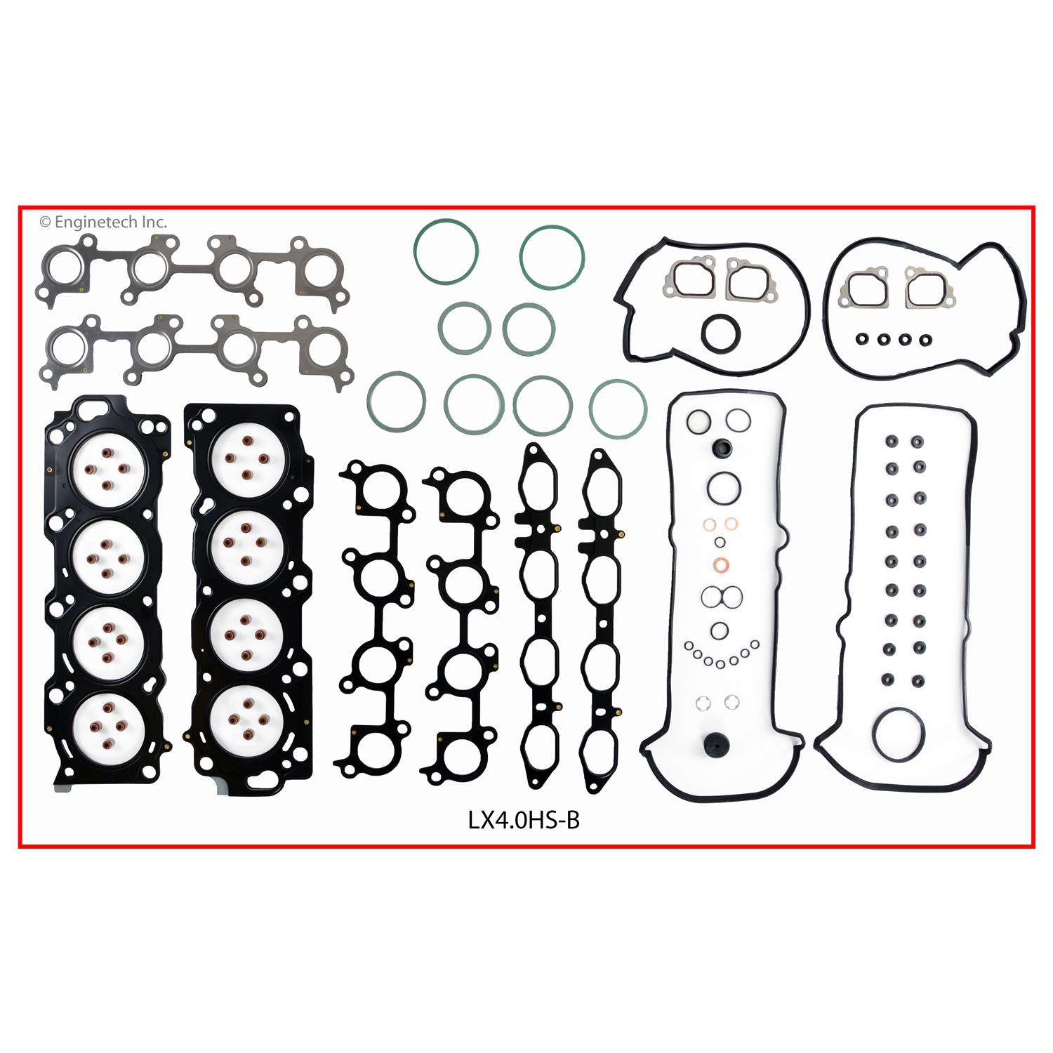 Enginetech Engine Cylinder Head Gasket Set - Lexus Car and Truck - LX4.0HS-B