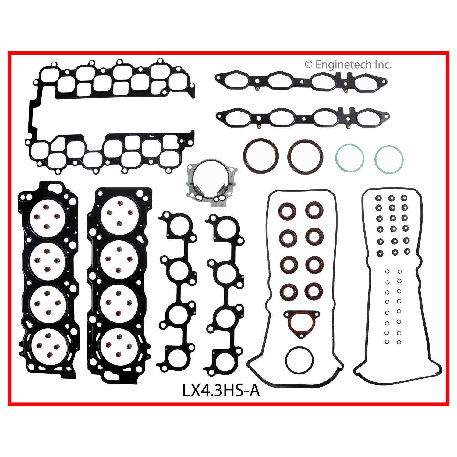 Enginetech Engine Cylinder Head Gasket Set - Lexus Car and Truck - LX4.3HS-A