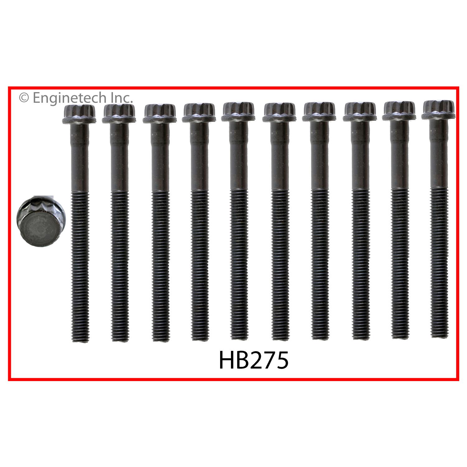 Enginetech Engine Cylinder Head Gasket Set - Lexus Car and Truck with Head Bolts - LX4.3HS-AWB