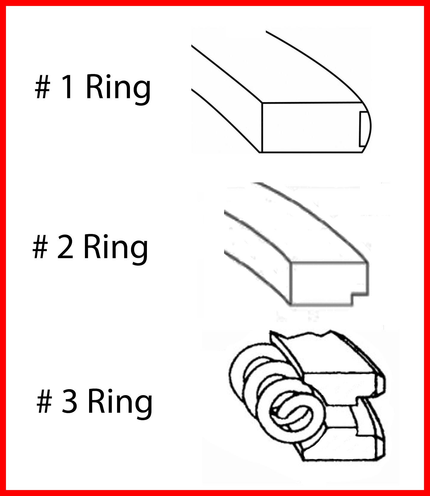 Enginetech Engine Premium Piston Ring Complete Set - M36626-STD
