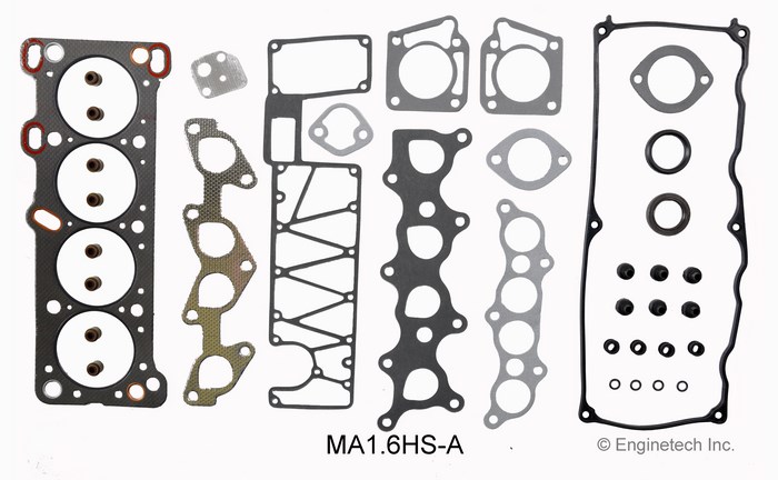 Enginetech Engine Cylinder Head Gasket Set - Mazda Car and Truck - MA1.6HS-A