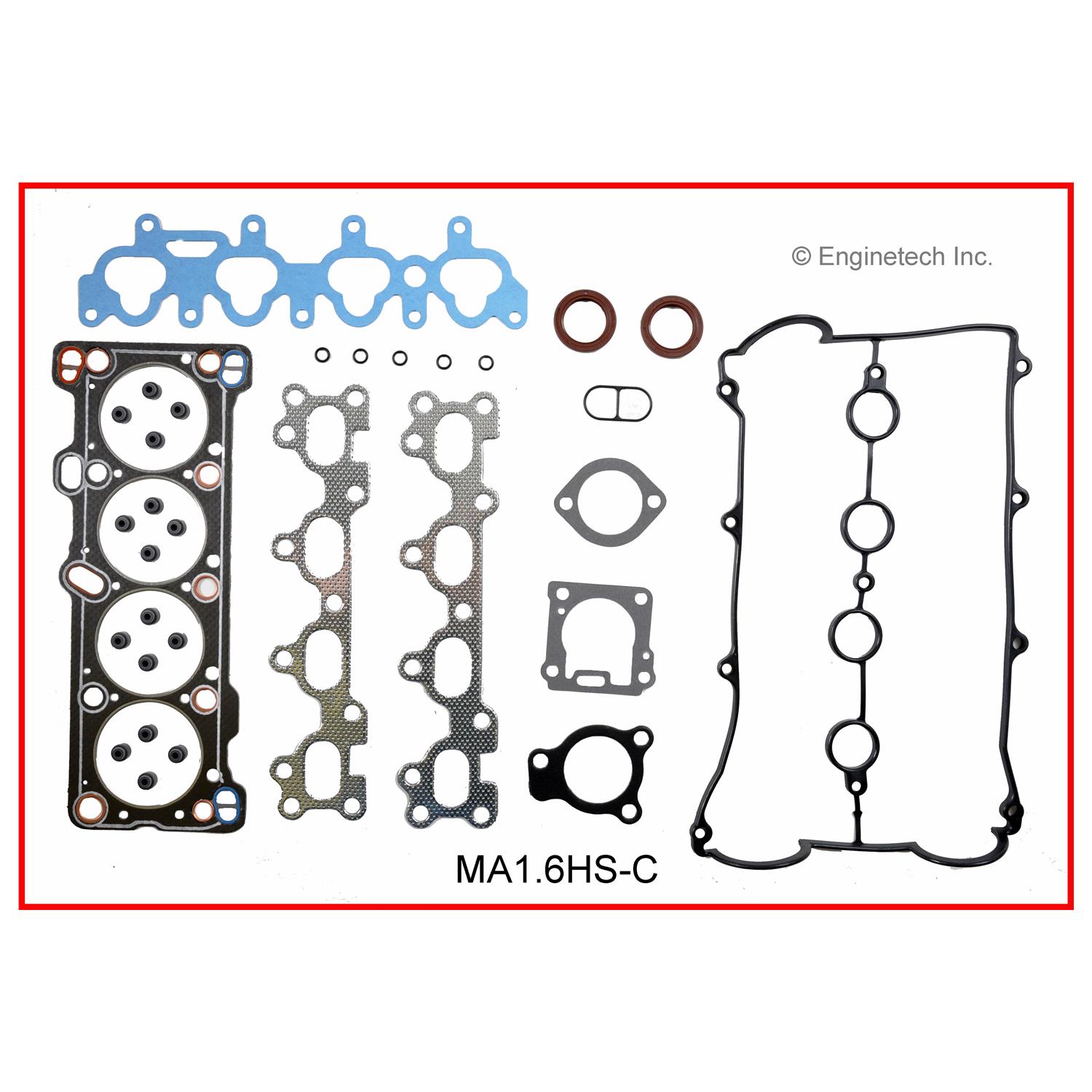 Enginetech Engine Cylinder Head Gasket Set - Mazda Car and Truck - MA1.6HS-C