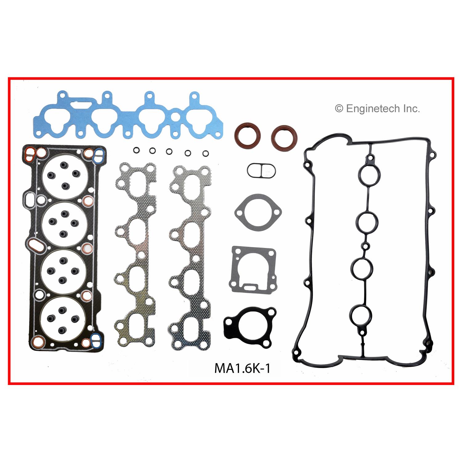Enginetech Engine Full Gasket Set - Mazda Car and Truck - MA1.6K-1
