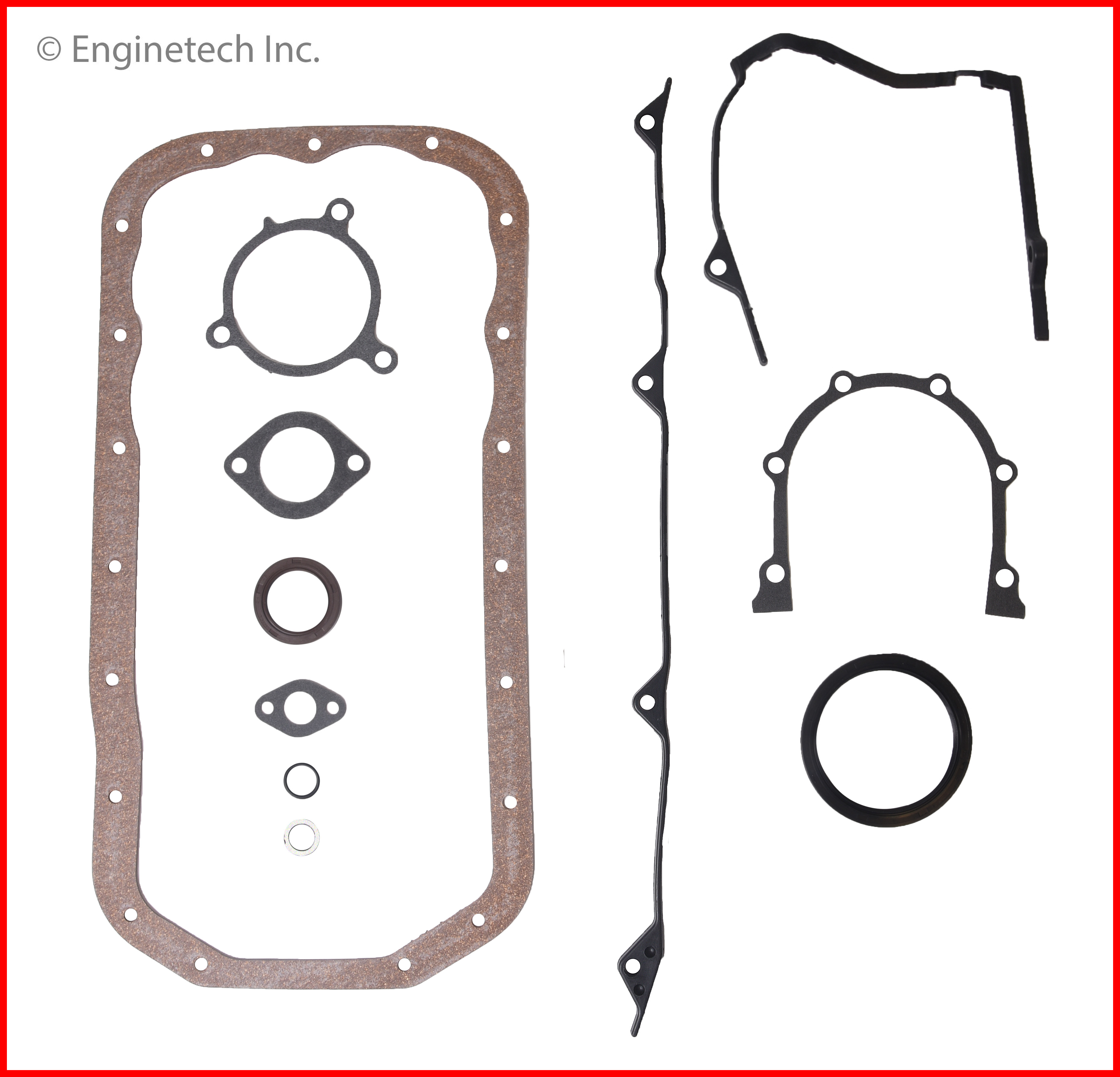Enginetech Engine Lower End Gasket Set Mazda Car and Truck - MA2.0CS