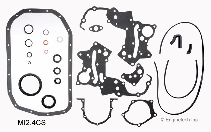 Enginetech Engine Lower End Gasket Set Mitsubishi Car and Truck - MI2.4CS