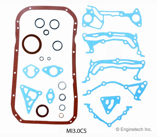 Enginetech Engine Lower End Gasket Set Mitsubishi Car and Truck - MI3.0CS