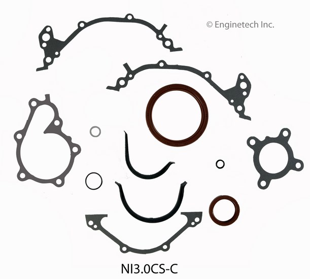 Enginetech Engine Lower End Gasket Set Nissan Car and Truck - NI3.0CS-C