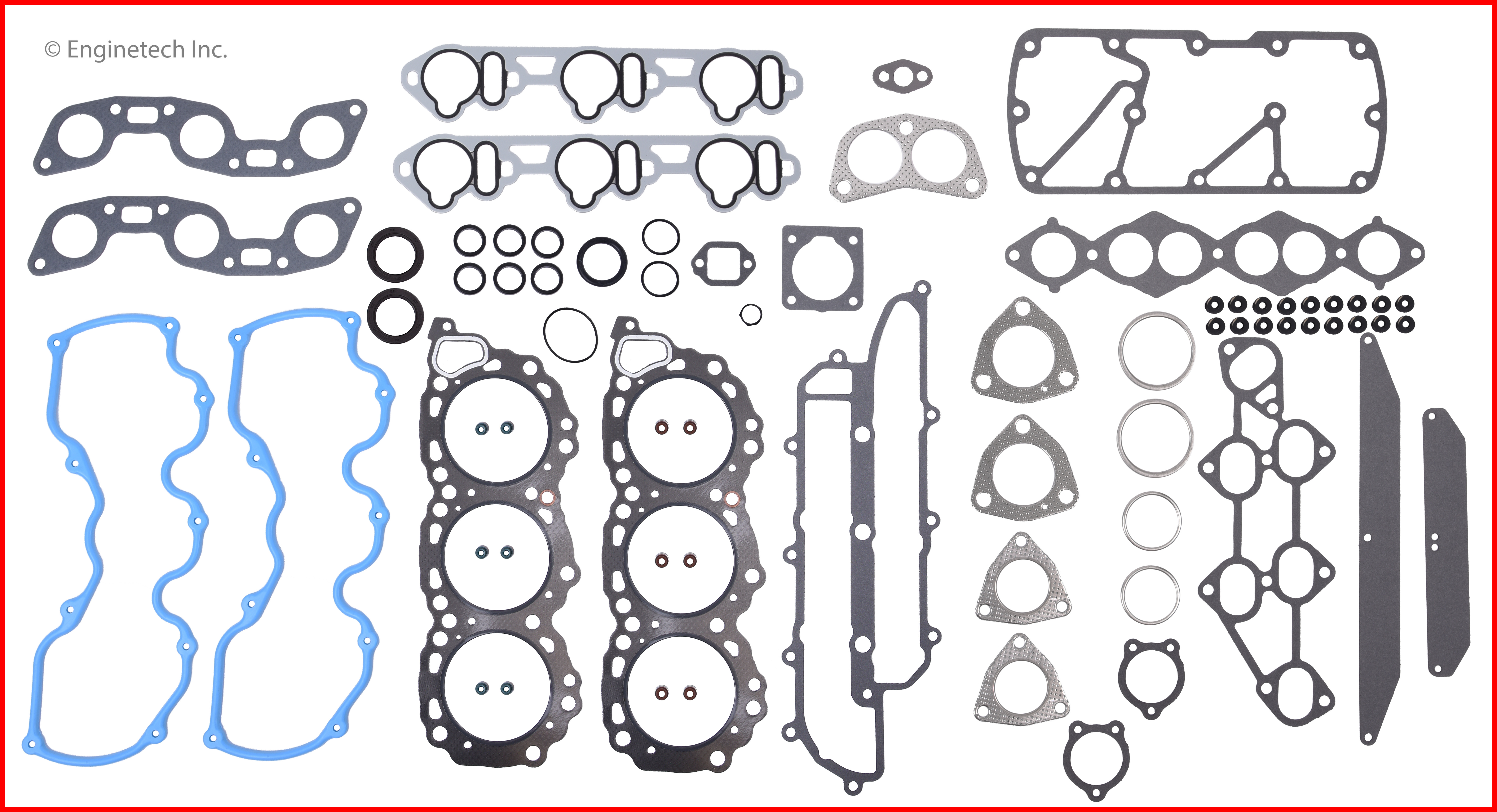 Enginetech Engine Cylinder Head Gasket Set - Nissan Car and Truck - NI3.0HS