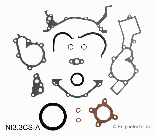 Enginetech Engine Lower End Gasket Set Nissan Car and Truck - NI3.3CS-A