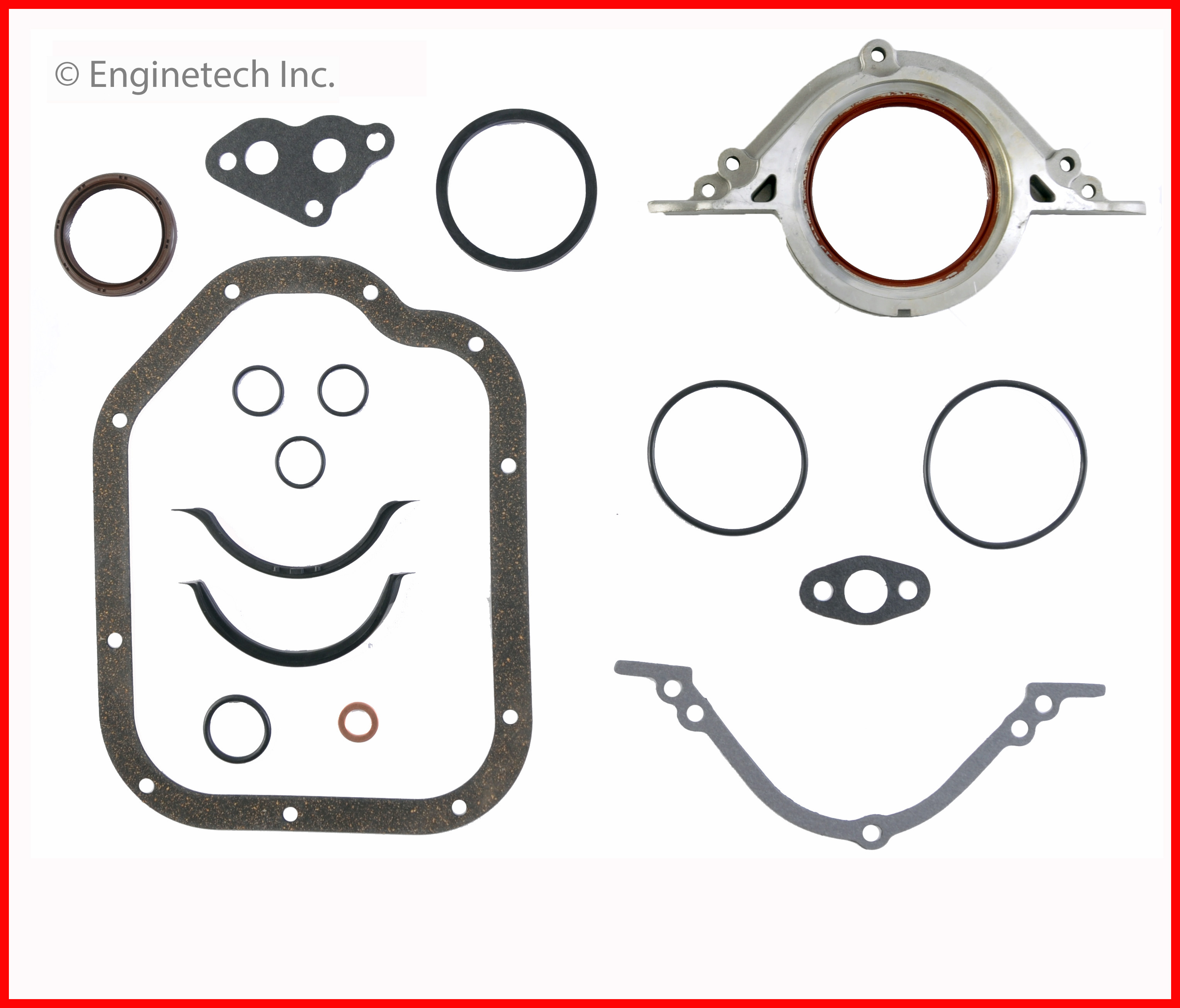 Enginetech Engine Lower End Gasket Set Nissan Car and Truck - NI3.5CS-C
