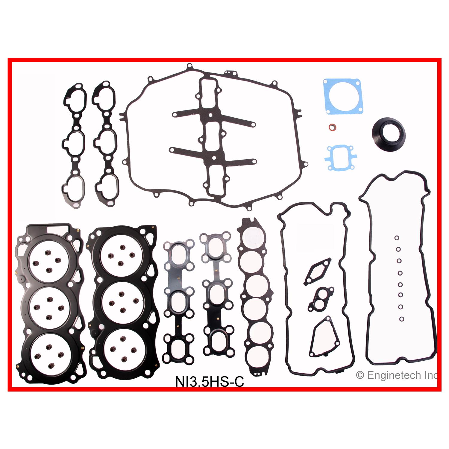Enginetech Engine Cylinder Head Gasket Set - Nissan Car and Truck - NI3.5HS-C