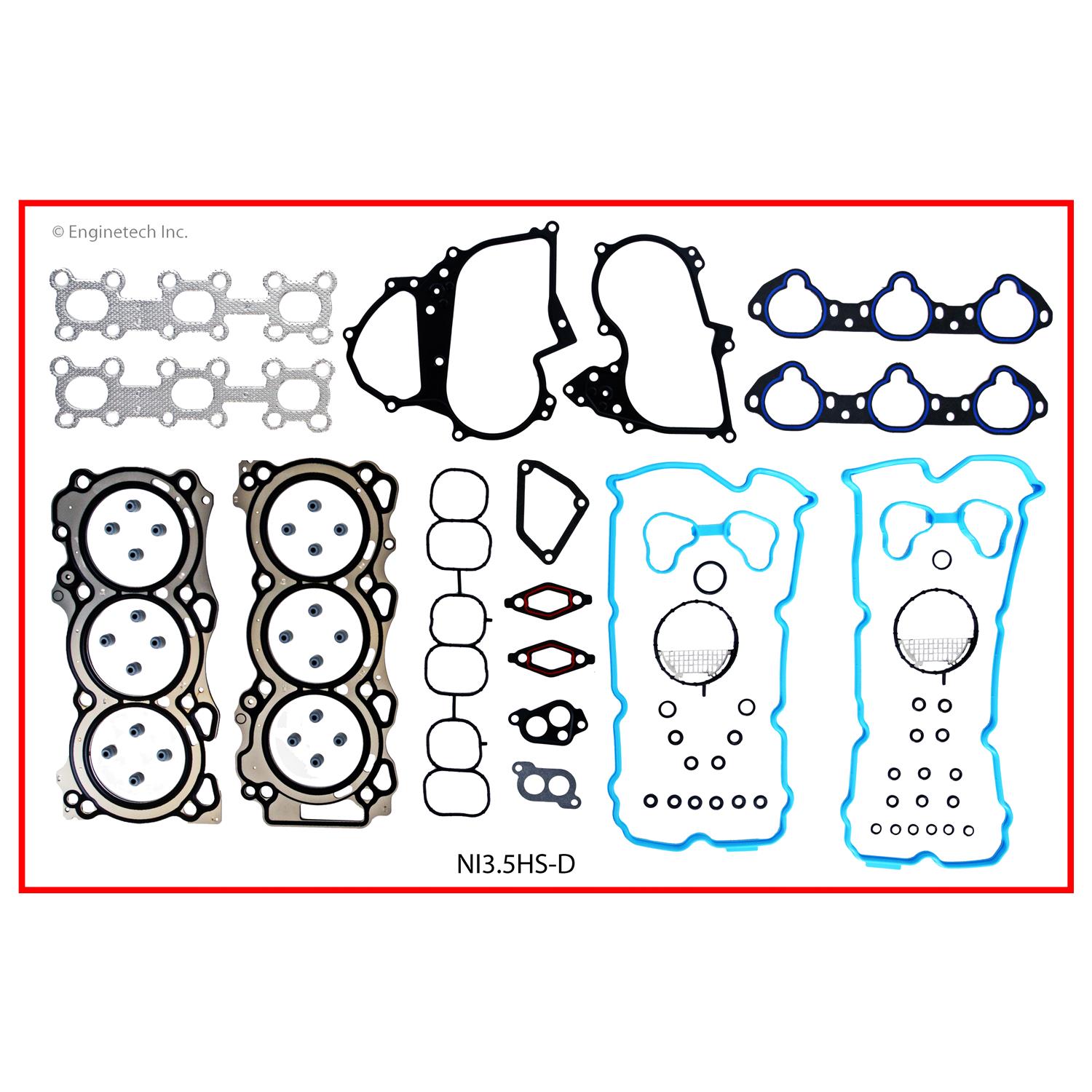 Enginetech Engine Full Gasket Set - Nissan Car and Truck - NI3.5K-4