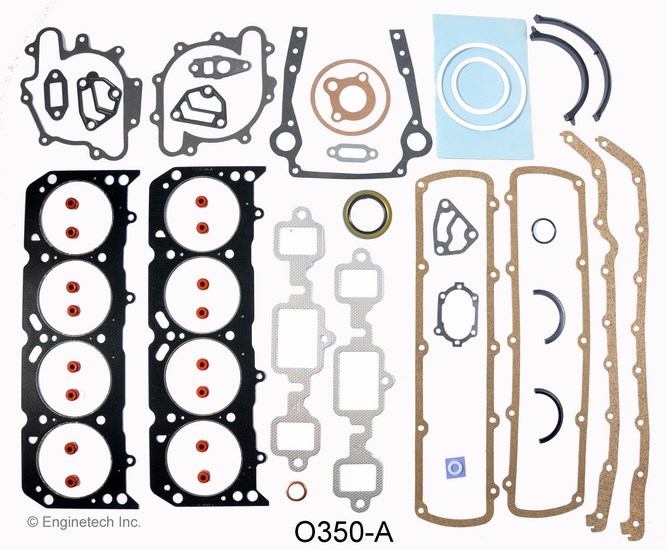 Enginetech Engine Full Gasket Set - Oldsmobile Car - O350-A