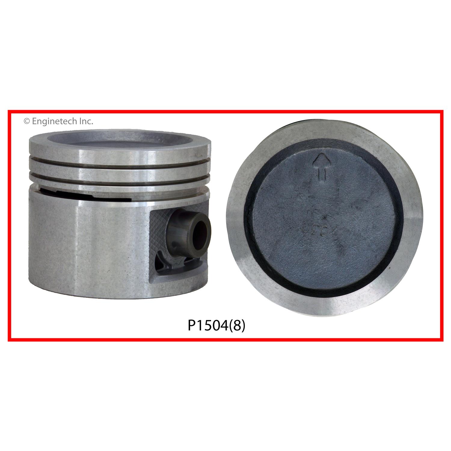 Enginetech Engine Single Piston - without Rings - P1504(1)030