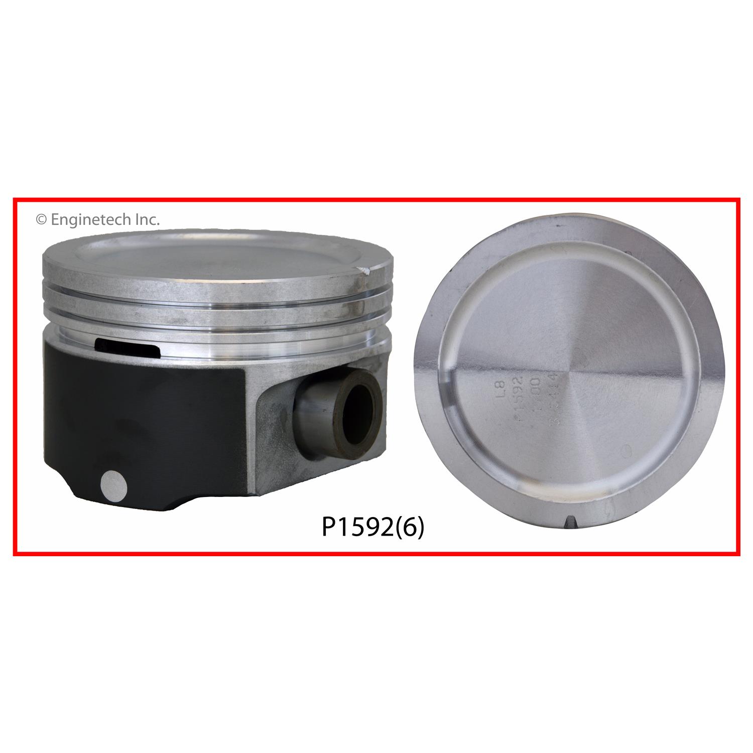 Enginetech Engine Single Piston - without Rings - P1592(1)STD
