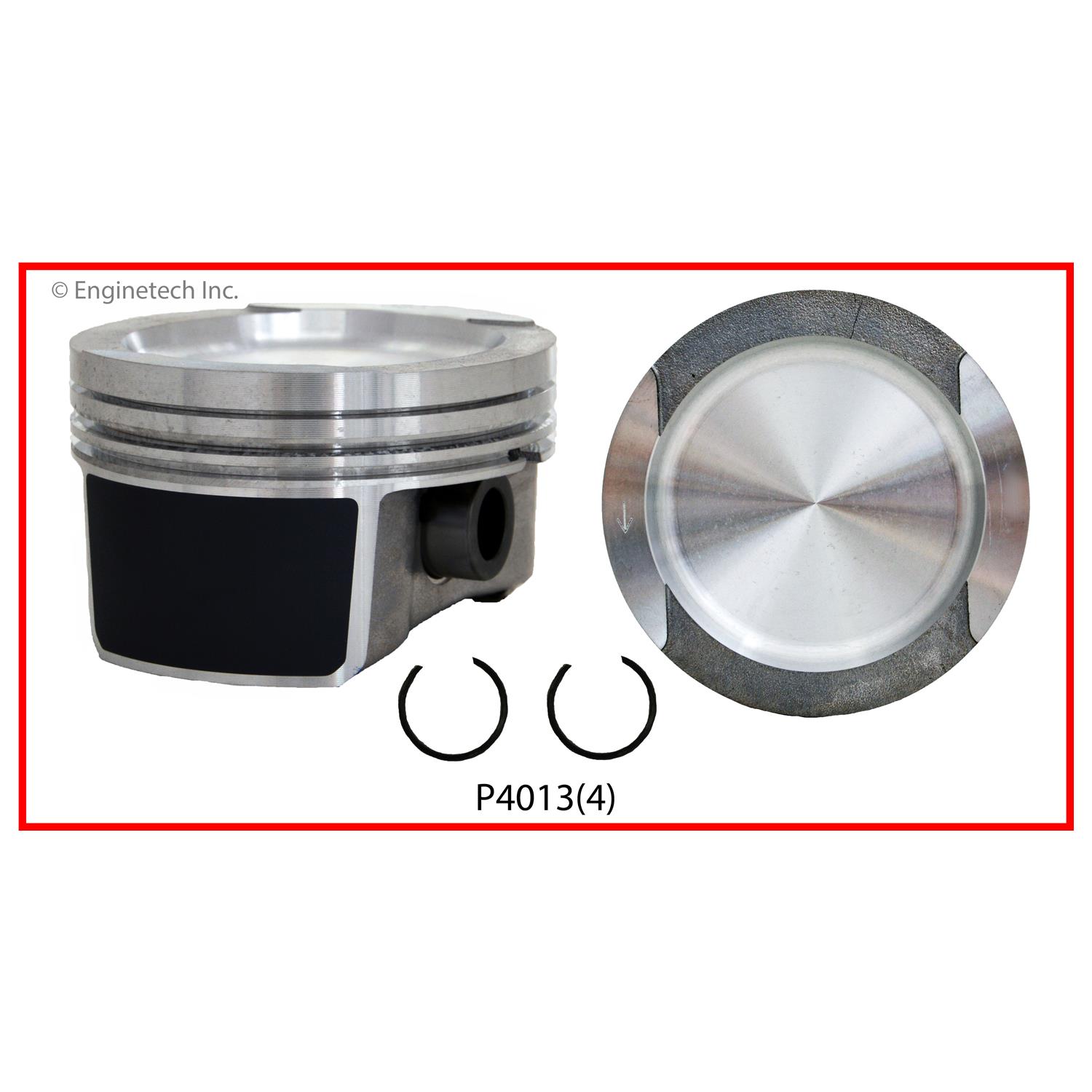 Enginetech Engine Single Piston - without Rings - P4013(1)STD