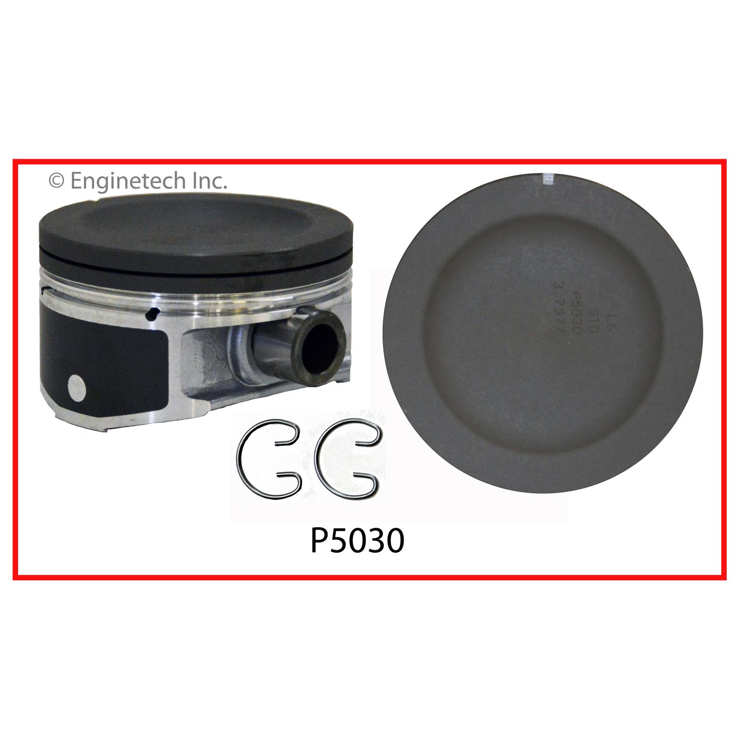 Enginetech Engine Single Piston - without Rings - P5030(1).75