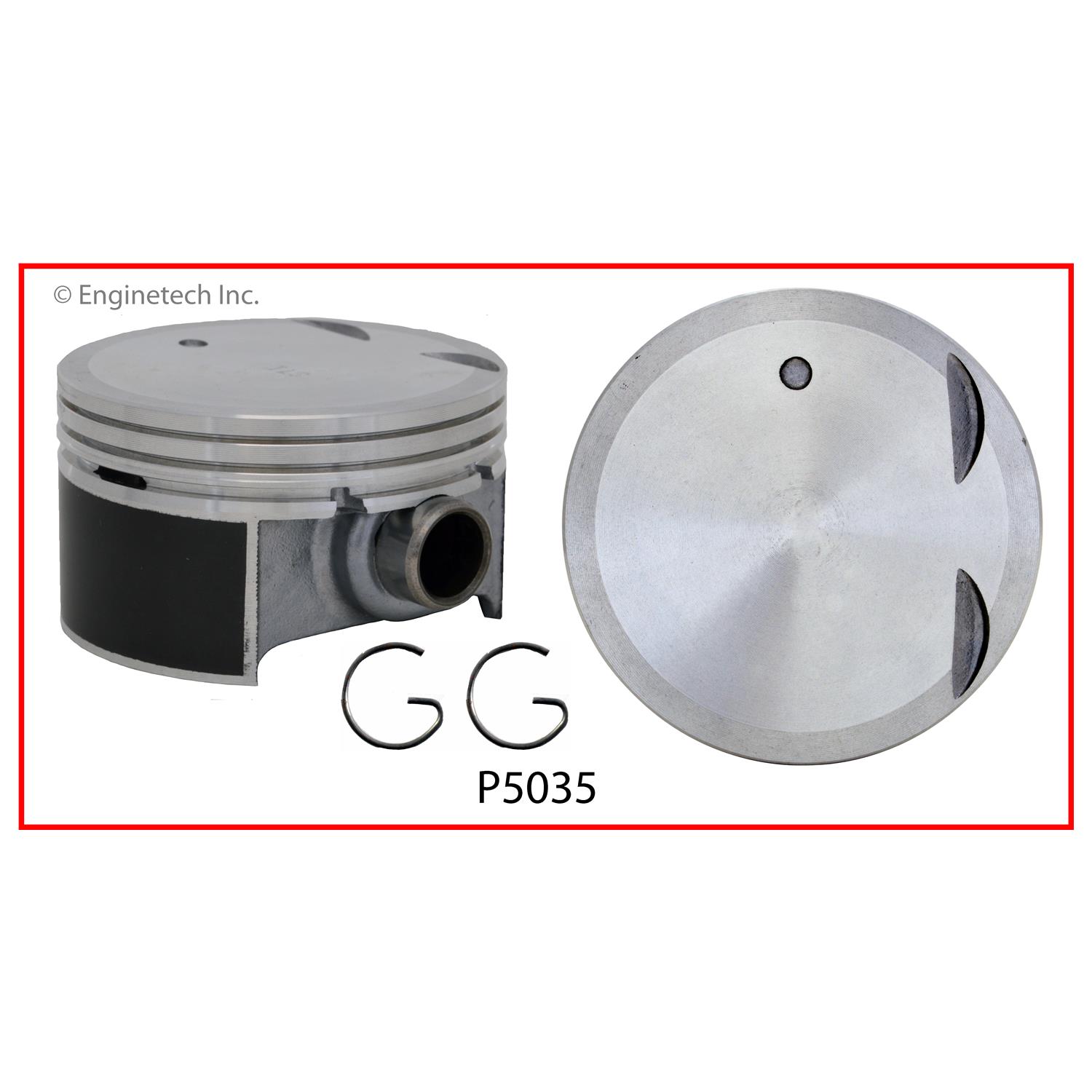 Enginetech Engine Single Piston - without Rings - P5035(1)STD