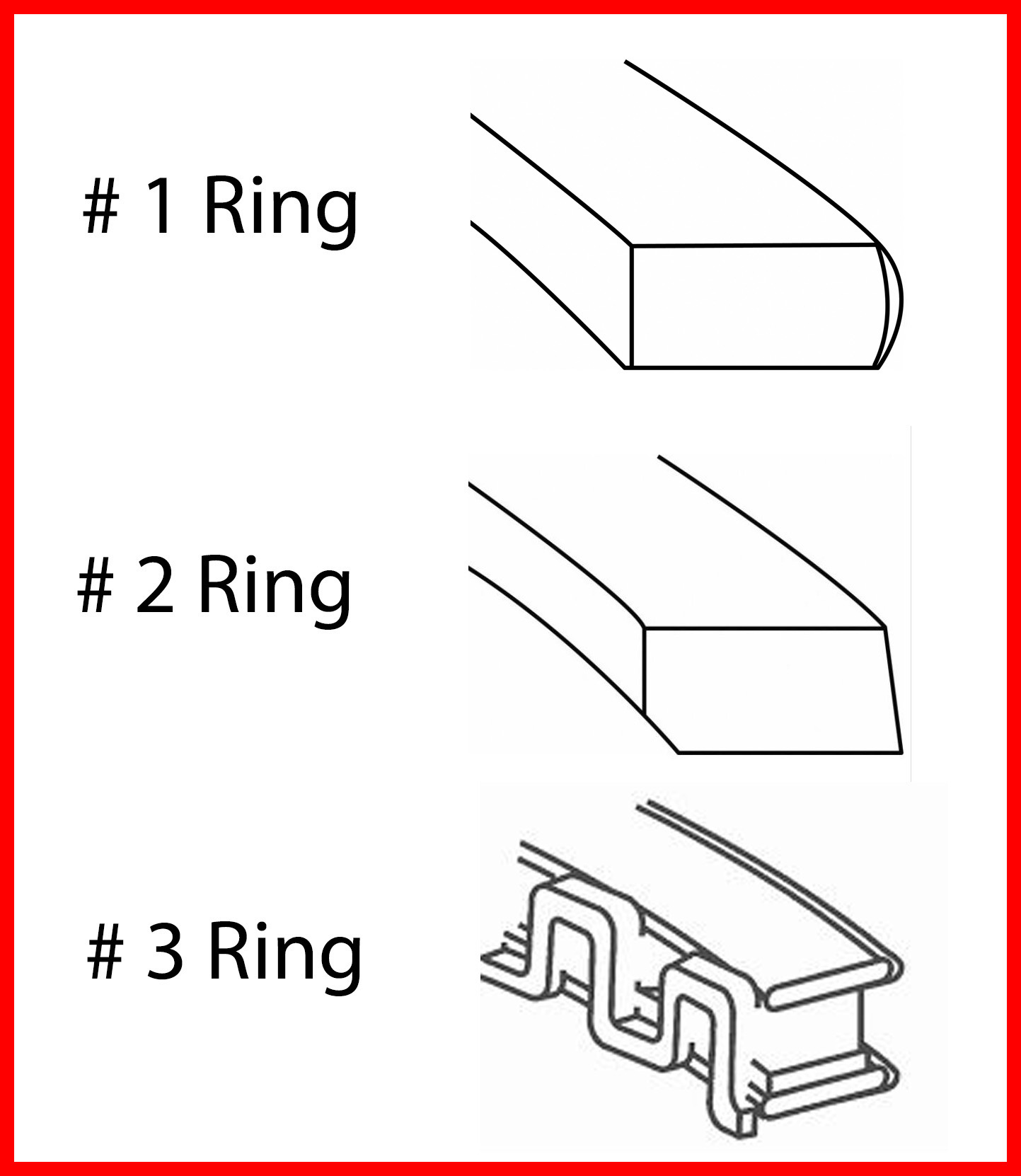 Enginetech Engine Premium Piston Ring Complete Set - S34454-STD