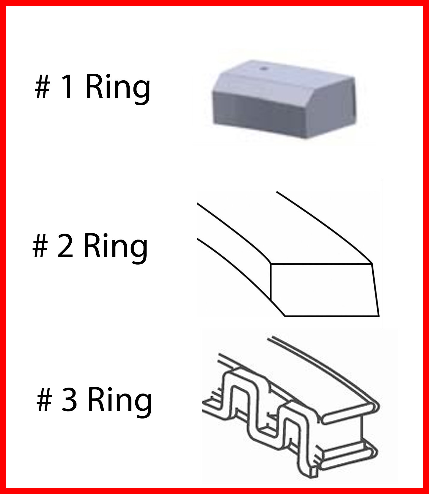 Enginetech Engine Premium Piston Ring Complete Set - S35034-STD