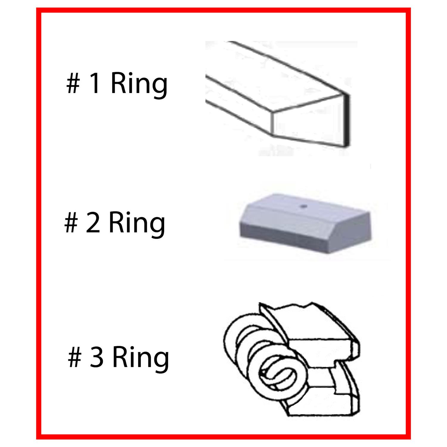 Enginetech Engine Premium Piston Ring Complete Set - S40568-.50