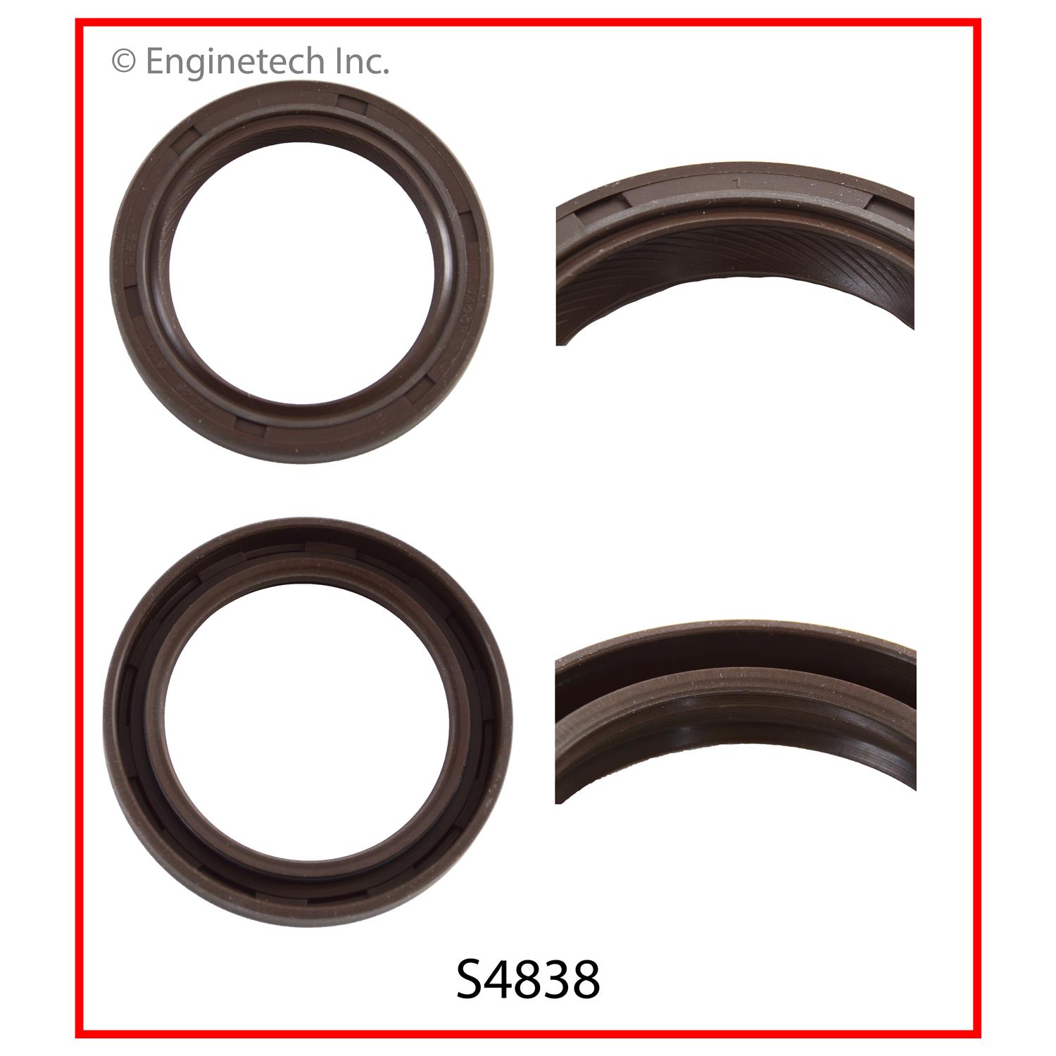 Enginetech Engine Front Timing Cover Seal - S4838