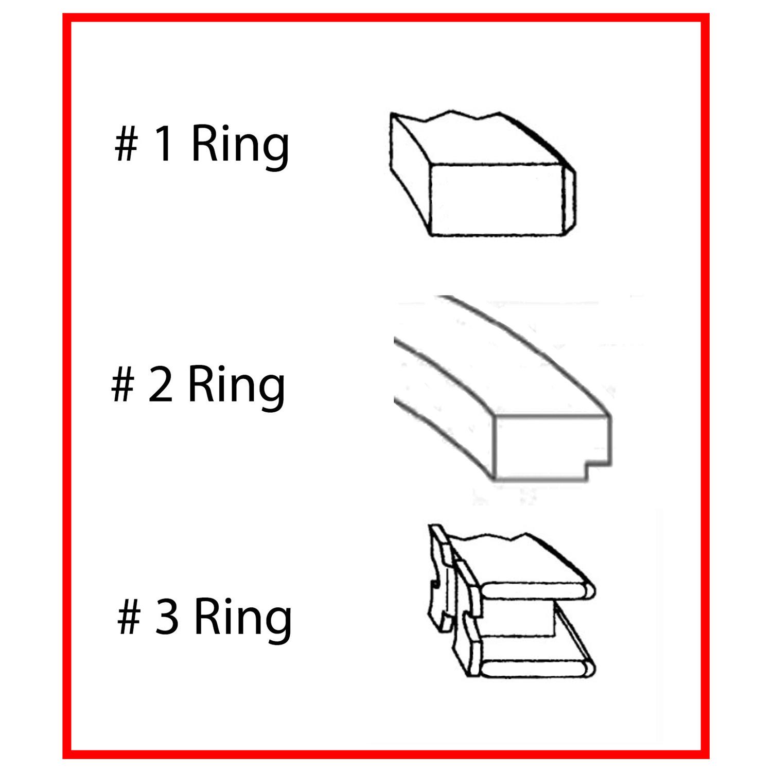 Enginetech Engine Premium Piston Ring Complete Set - S76504-STD