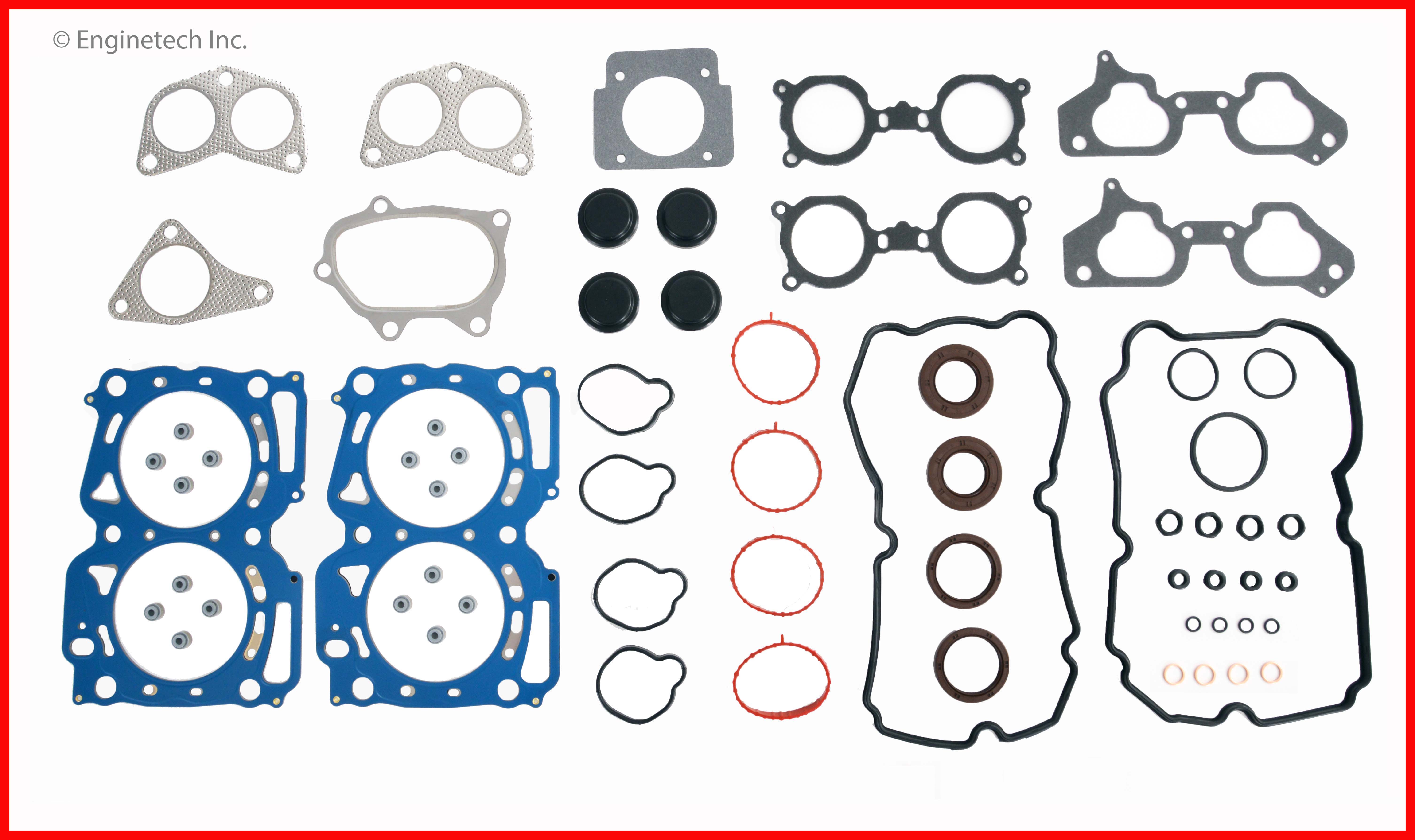 Enginetech Engine Cylinder Head Gasket Set - Subaru Car and Truck - SB2.5HS-D
