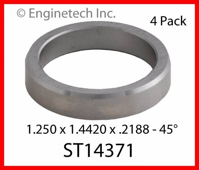 Enginetech Engine Valve Seat - 4 Pack - ST14371