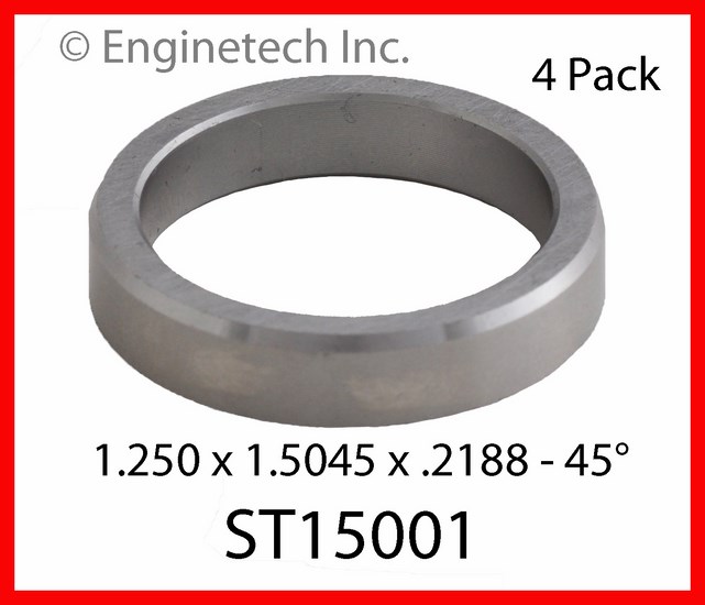 Enginetech Engine Valve Seat - 4 Pack - ST15001