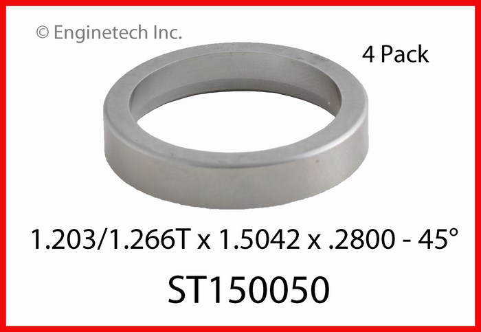 Enginetech Engine Valve Seat - 4 Pack - ST150050