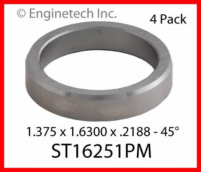 Enginetech Engine Valve Seat - 4 Pack - ST16251PM