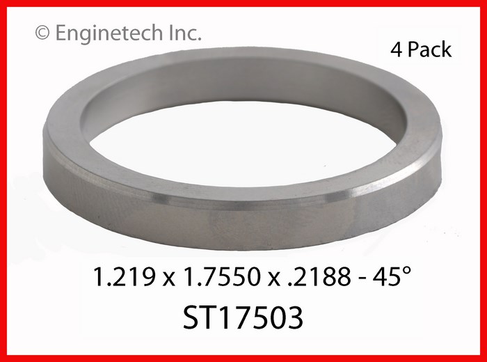 Enginetech Engine Valve Seat - 4 Pack - ST17503