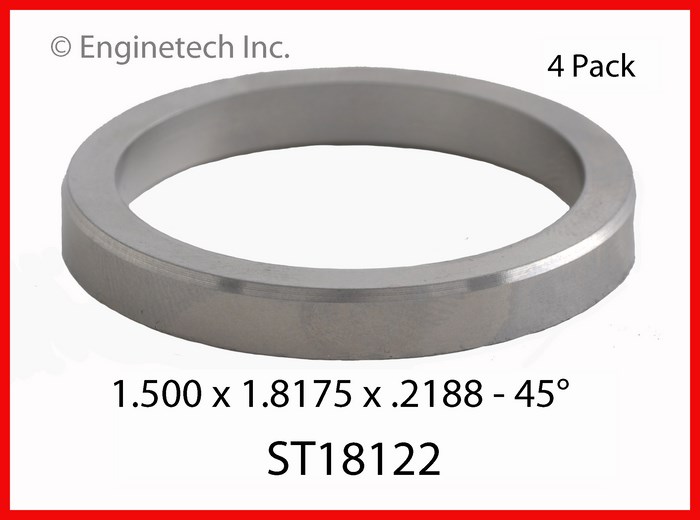 Enginetech Engine Valve Seat - 4 Pack - ST18122