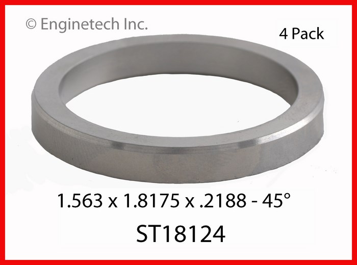 Enginetech Engine Valve Seat - 4 Pack - ST18124