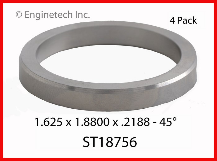 Enginetech Engine Valve Seat - 4 Pack - ST18756