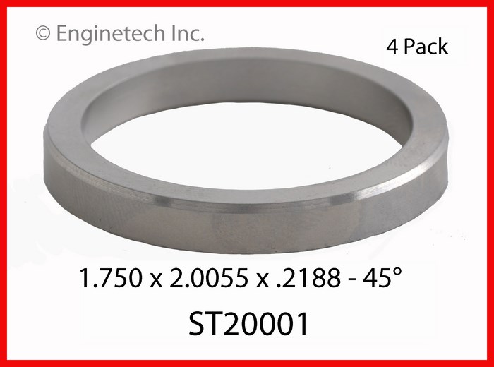 Enginetech Engine Valve Seat - 4 Pack - ST20001