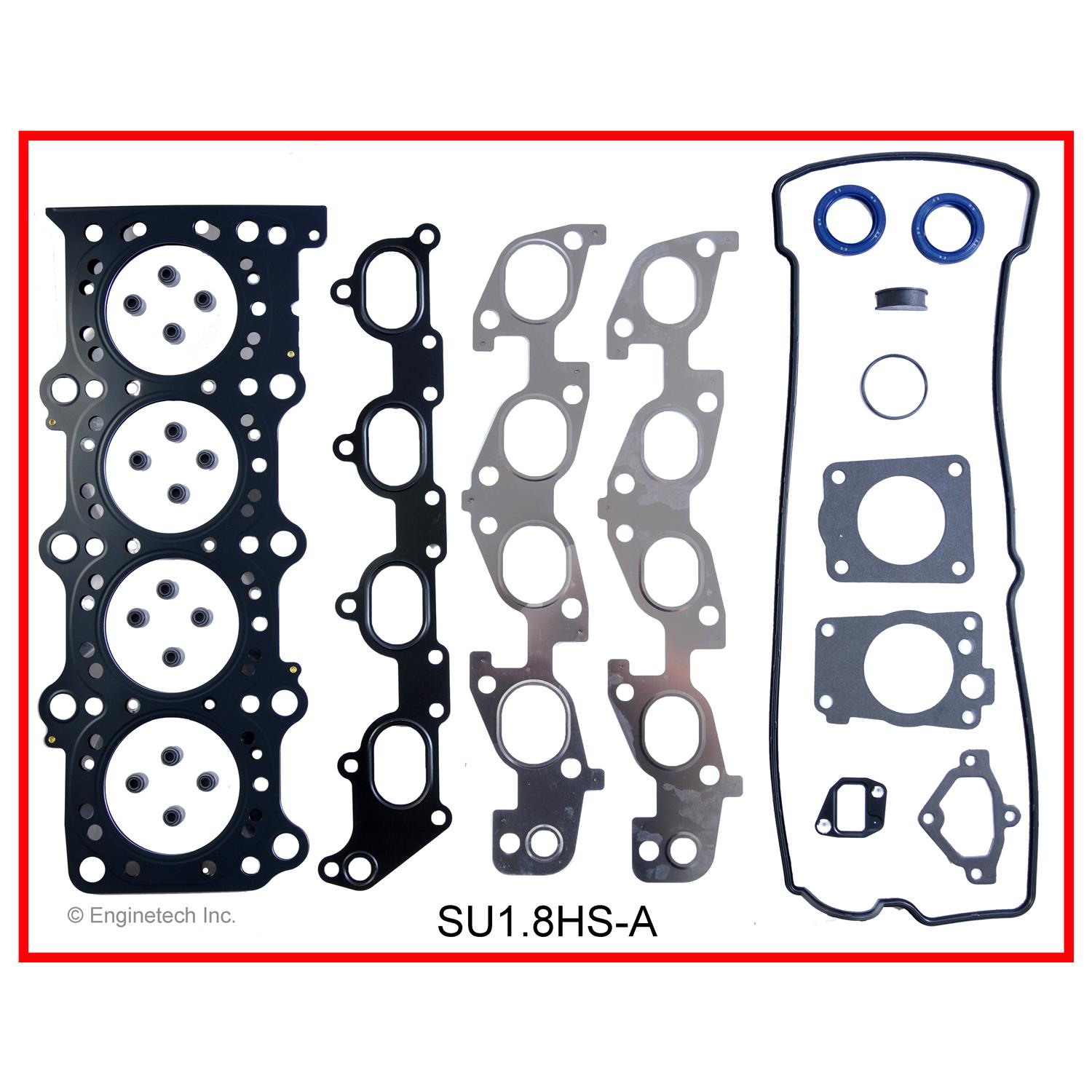 Enginetech Engine Cylinder Head Gasket Set - Suzuki Car and Truck - SU1.8HS-A