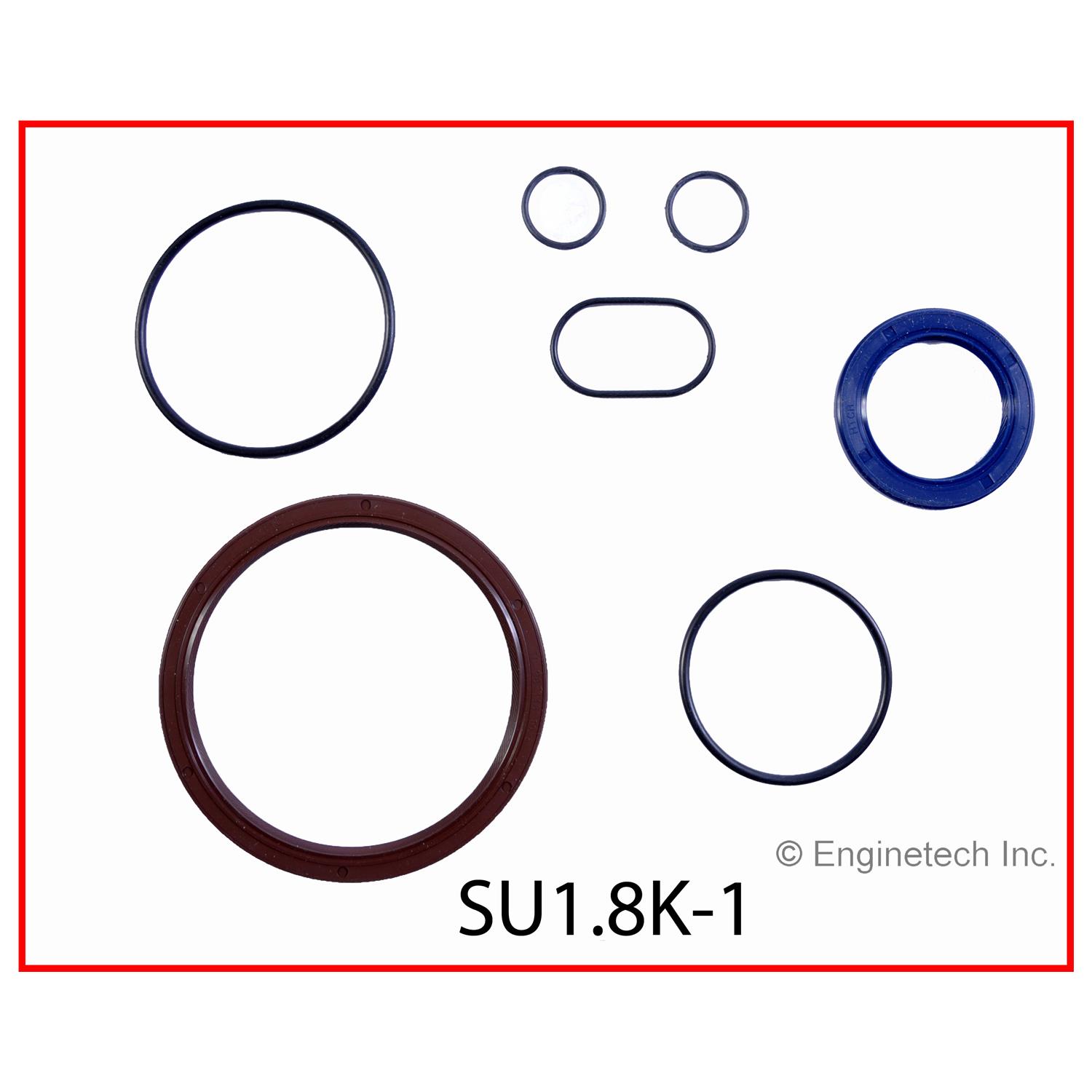 Enginetech Engine Full Gasket Set - Suzuki Car and Truck - SU1.8K-1