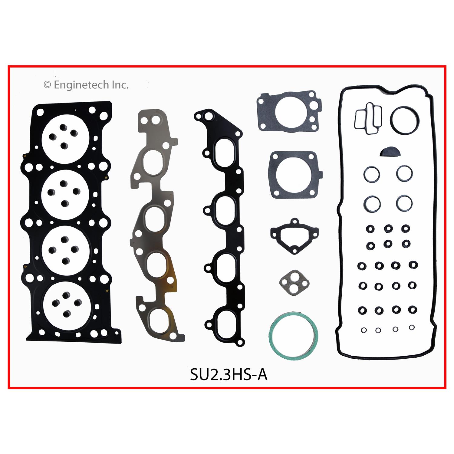Enginetech Engine Cylinder Head Gasket Set - Suzuki Car and Truck - SU2.3HS-A