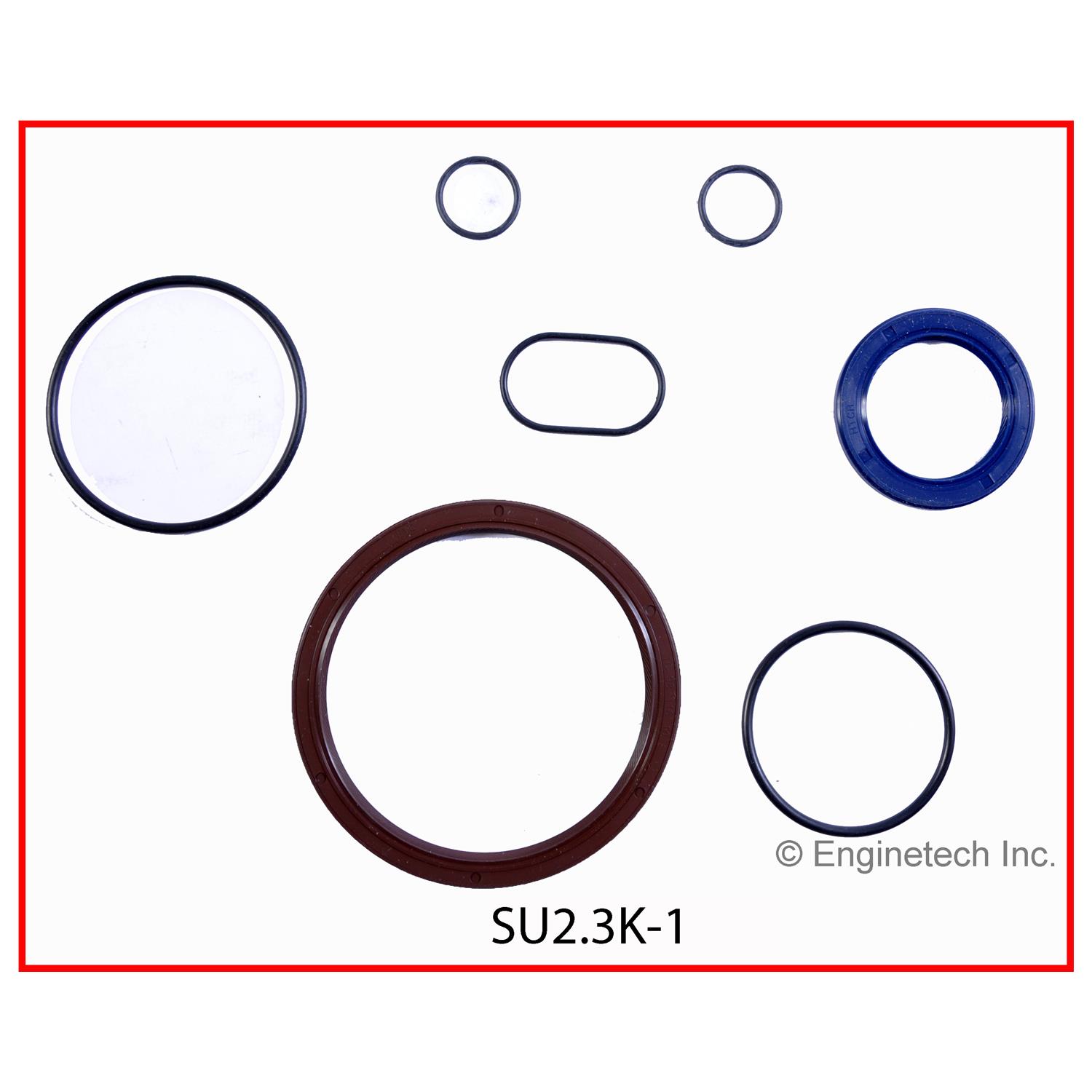 Enginetech Engine Full Gasket Set - Suzuki Car and Truck - SU2.3K-1
