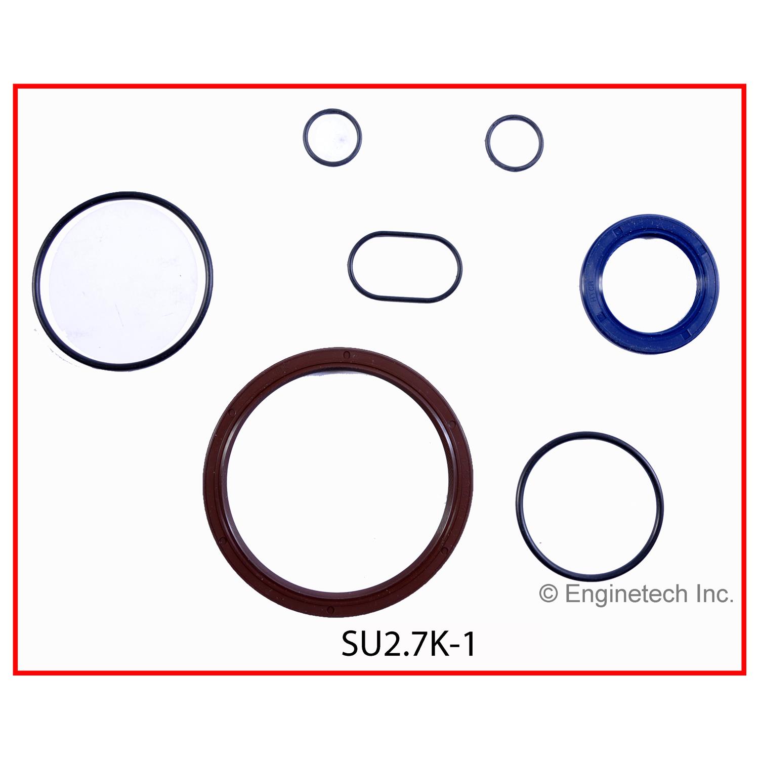 Enginetech Engine Full Gasket Set - Suzuki Car and Truck - SU2.7K-1