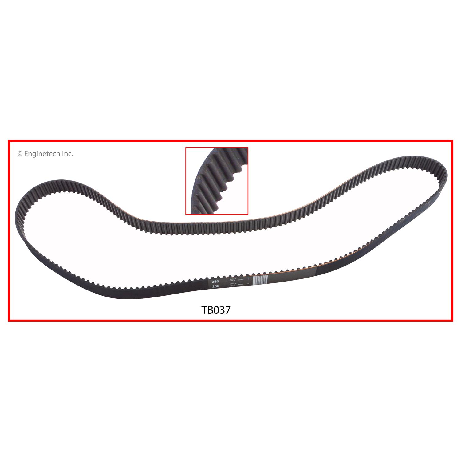Enginetech Engine Timing Belt - TB037